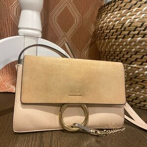 Chloe small Faye bag blush calfskin